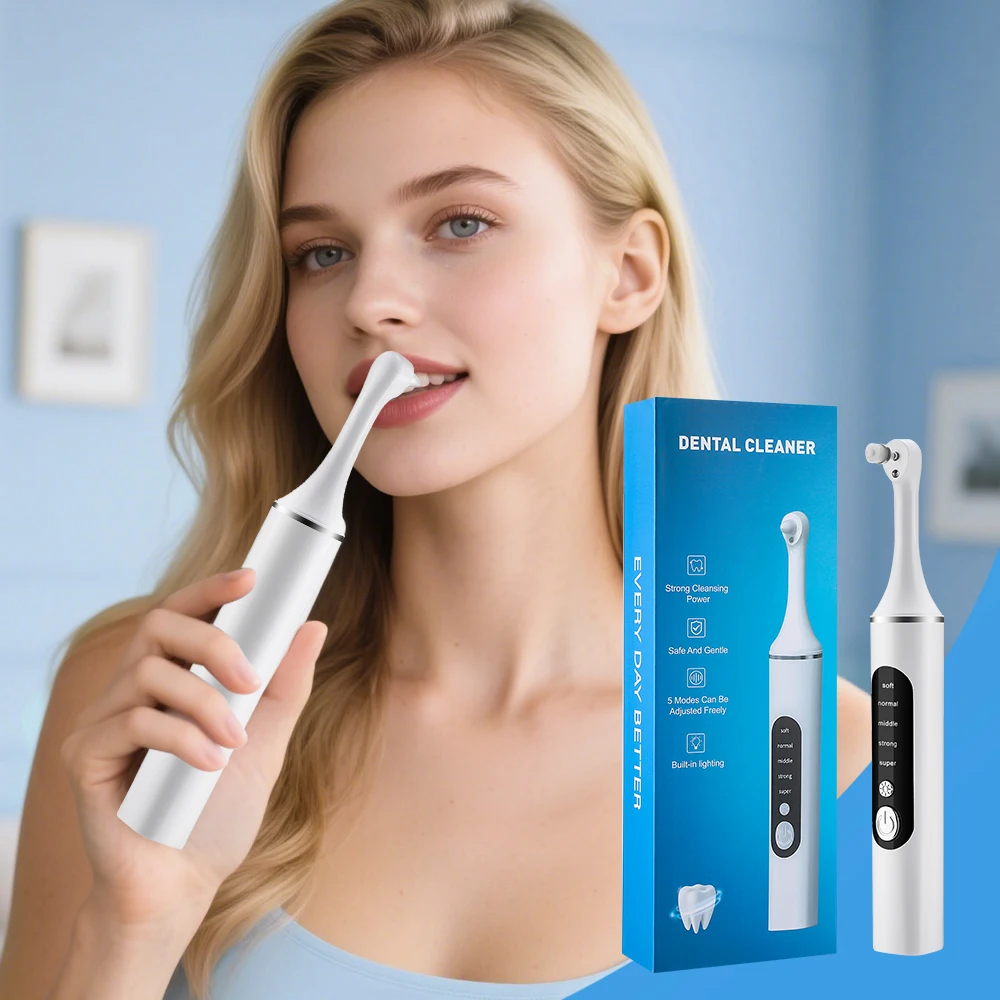 Teeth Whitening Led Kit - Lucidatore elettrico per denti Detergente per
