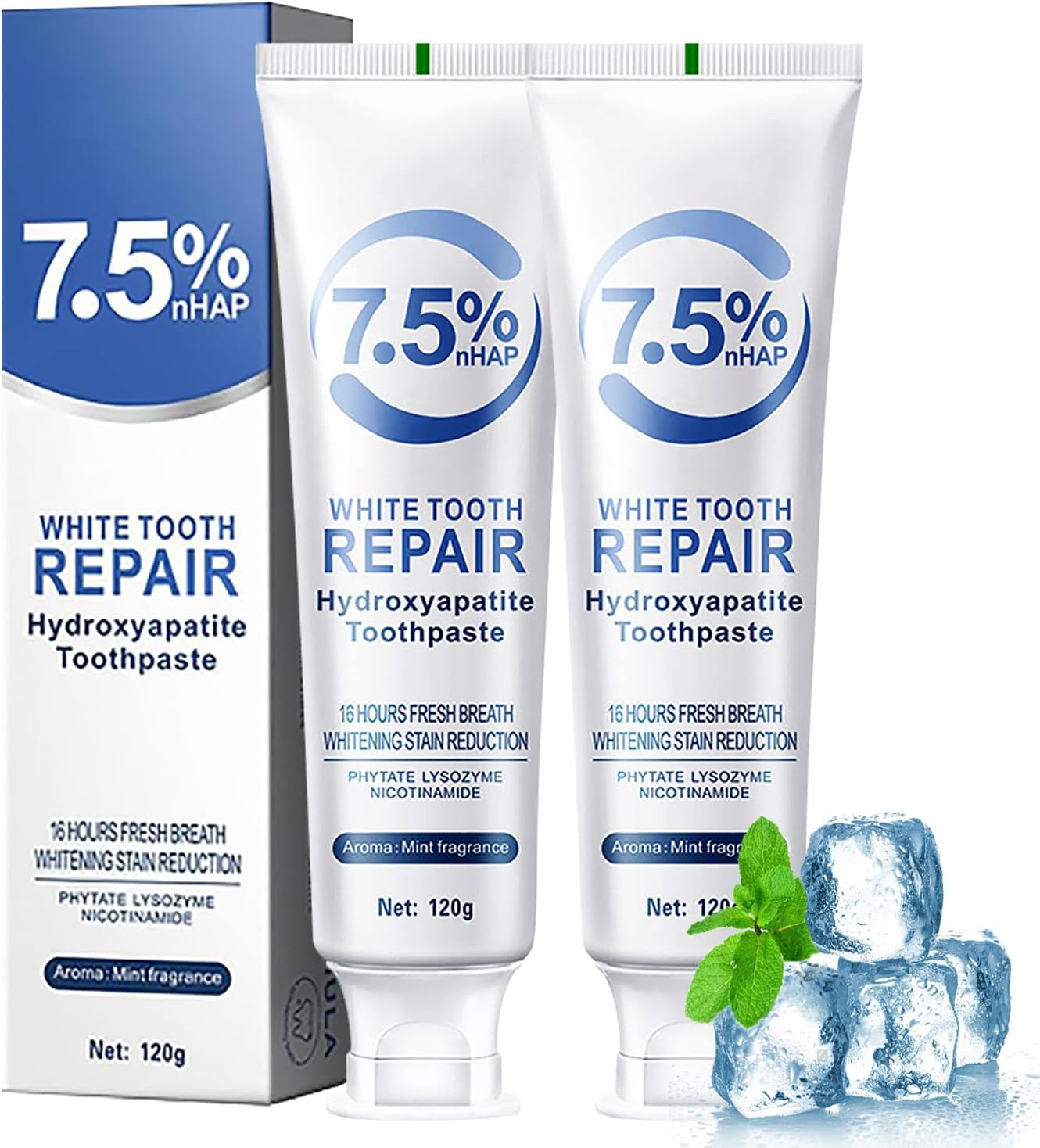 Hydroxyapatite Toothpaste - 1/2 pezzi dentifrici idrosapatite per protezione