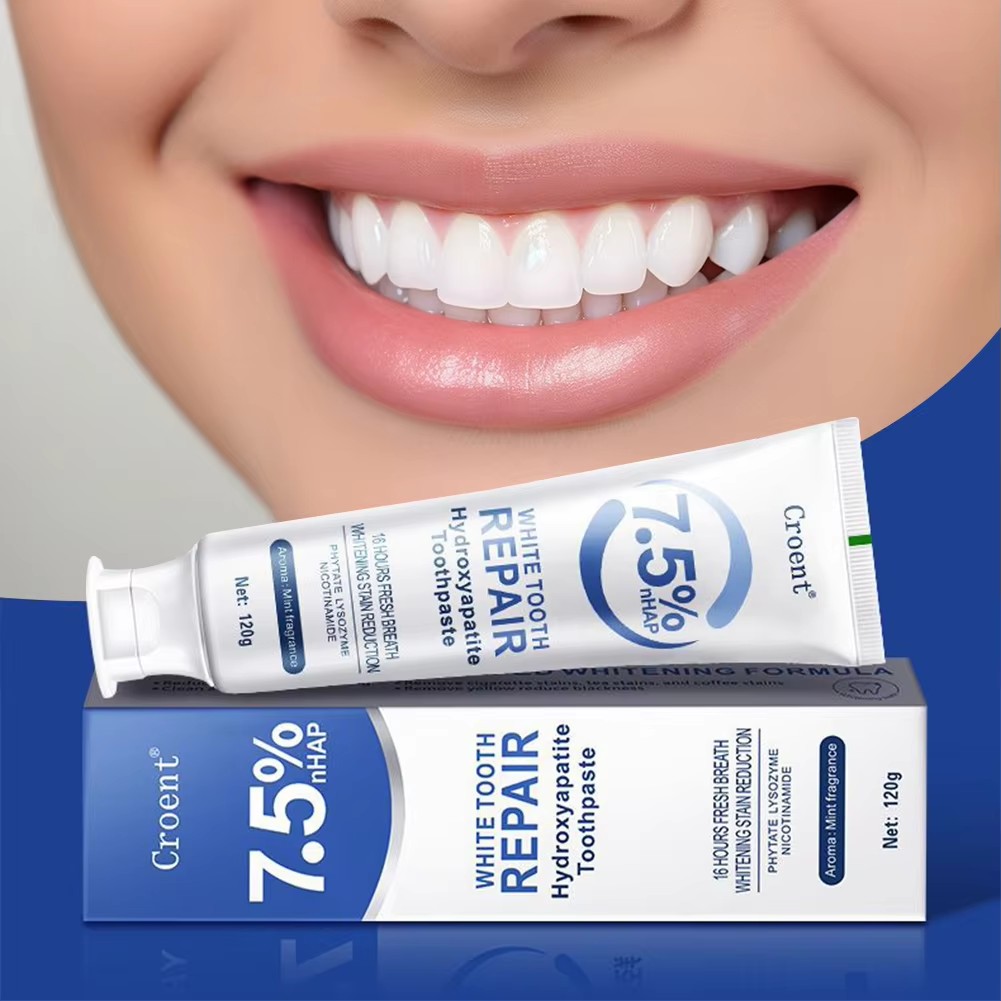 Hydroxyapatite Toothpaste - 1-3 pz. Dentifricio Sbiancante con Idrossiapatite: