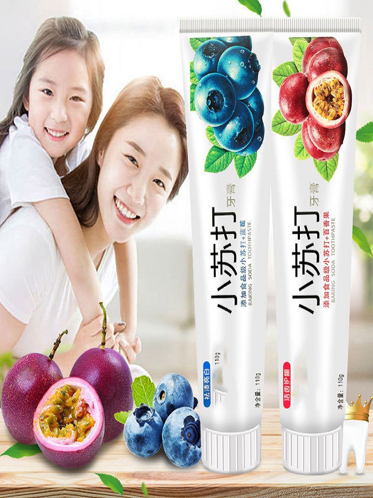 Teeth Whitening Baking Soda - Dentifricio al bicarbonato al gusto di