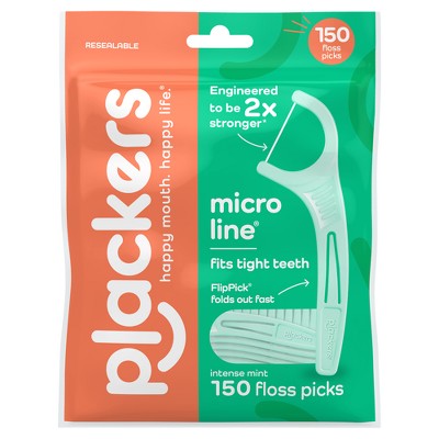 Dental Floss Picks - Filo Interdentale Micromint con Supporto -