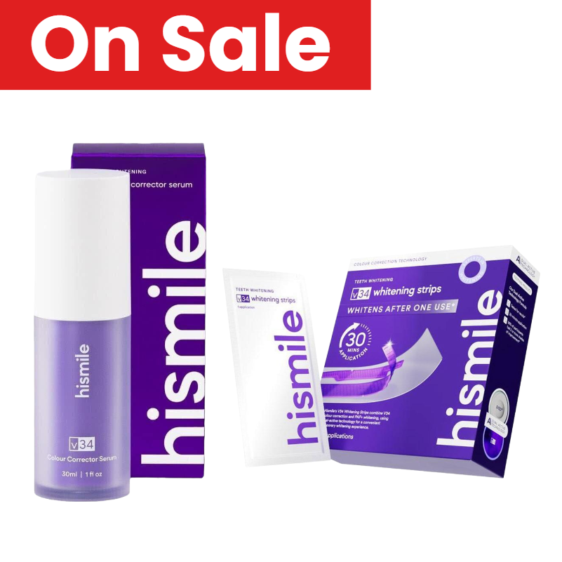 Teeth Whitening Serum - Hismile V34 Kit Sbiancante Dentale, Strisce