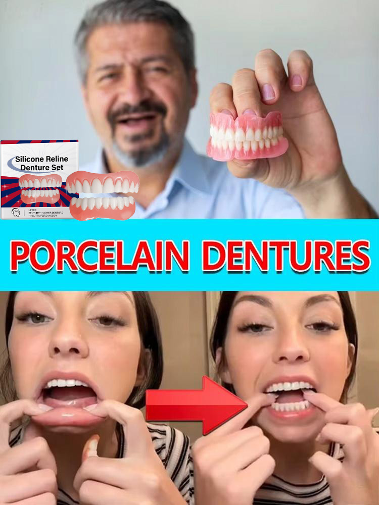 Teeth Whitening With Braces - Denti finti Impiallacciature superiori inferiori in
