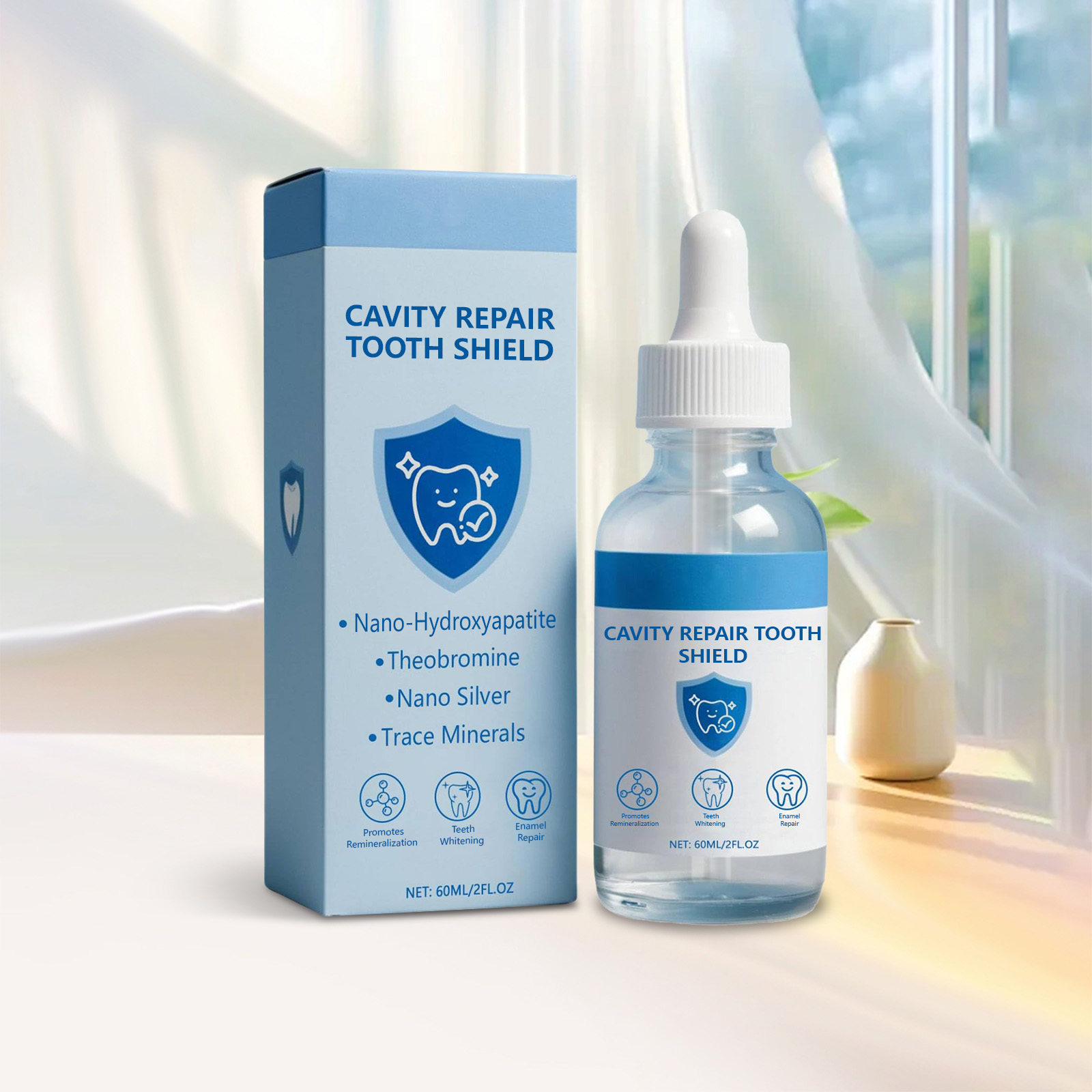 Riparazione della cavità Siero - Teeth Whitening Serum recensione e prezzo