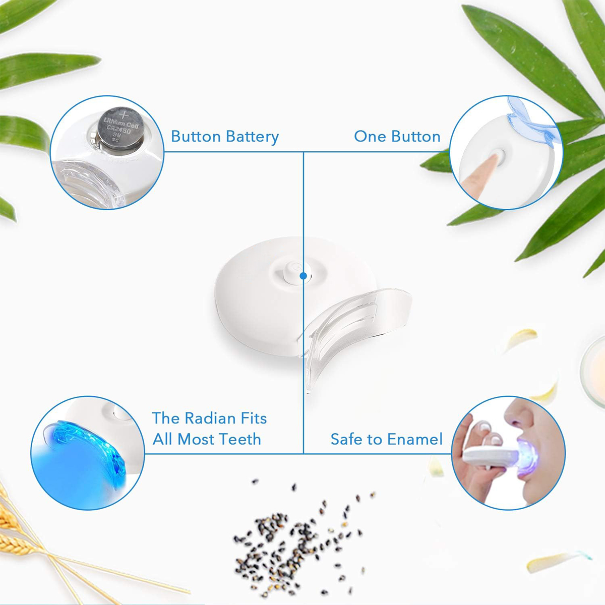 Kit per sbiancamento dei denti - Teeth Whitening Led Kit recensione e prezzo