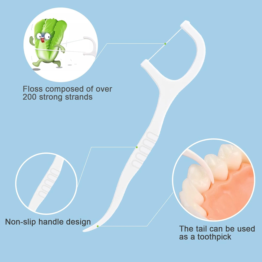 100-1000 pezzi di filo interde - Dental Floss Picks recensione e prezzo