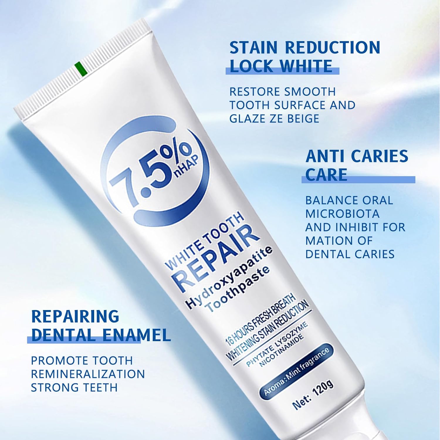 1/2 pezzi dentifrici idrosapat - Hydroxyapatite Toothpaste recensione e prezzo