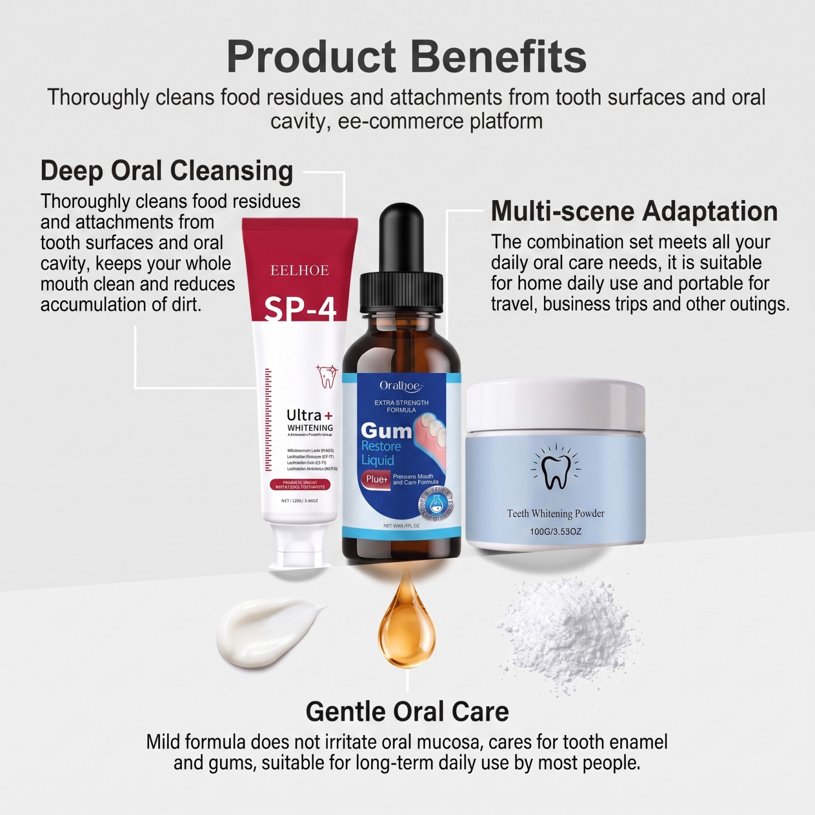 Set Completo per Igiene Orale: - Teeth Whitening China recensione e prezzo
