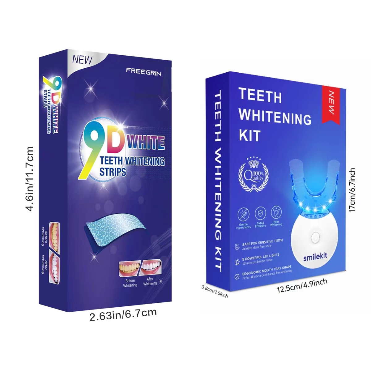 Kit per sbiancamento dei denti - Teeth Whitening Led Kit recensione e prezzo