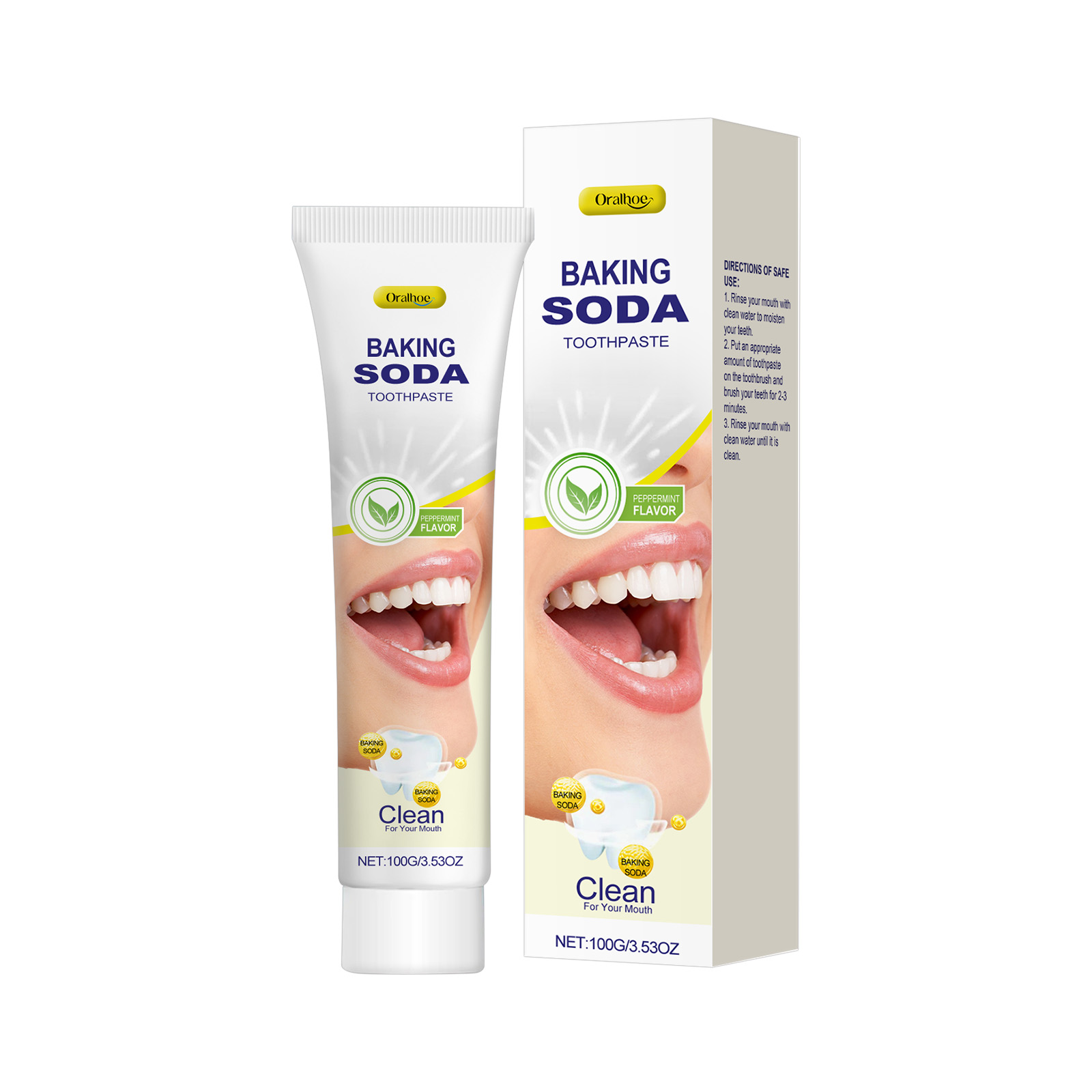Dentifricio al Bicarbonato di  - Teeth Whitening Baking Soda recensione e prezzo