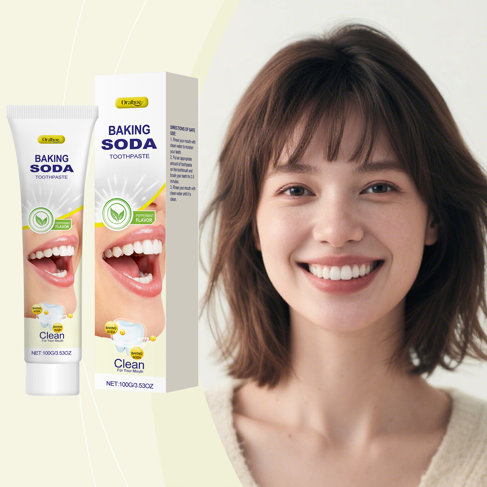 Dentifricio al Bicarbonato di  - Teeth Whitening Baking Soda recensione e prezzo