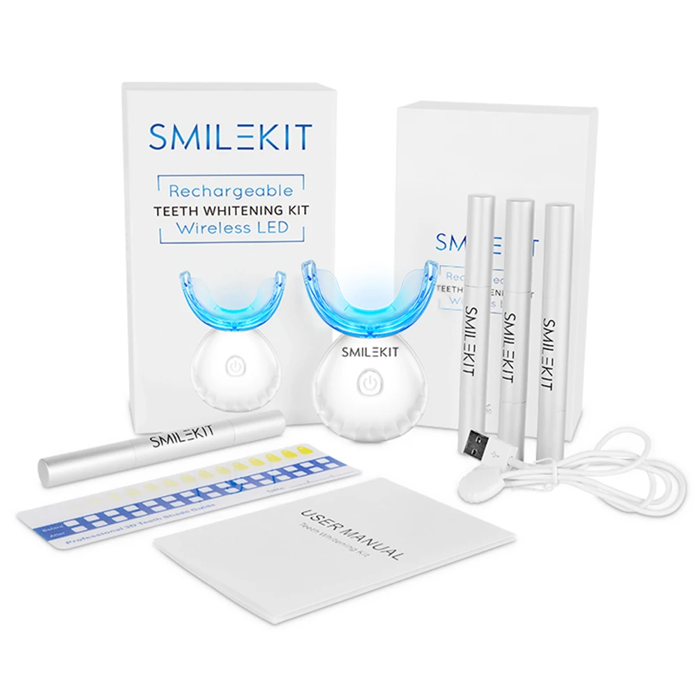 Kit per sbiancamento dei denti - Teeth Whitening Led Kit recensione e prezzo