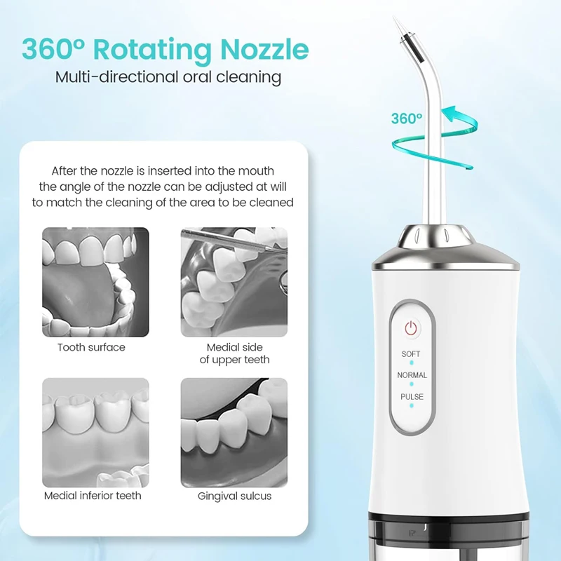 Irrigatore Orale Portatile 202 - Dental Floss Picks recensione e prezzo