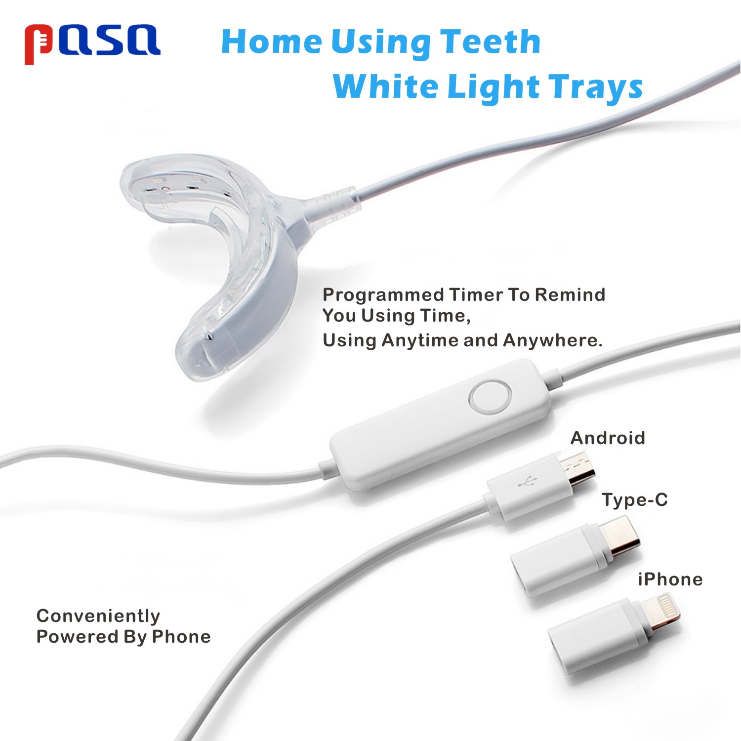 Kit Portatile LED a Luce Blu F - Teeth Whitening Led Kit recensione e prezzo