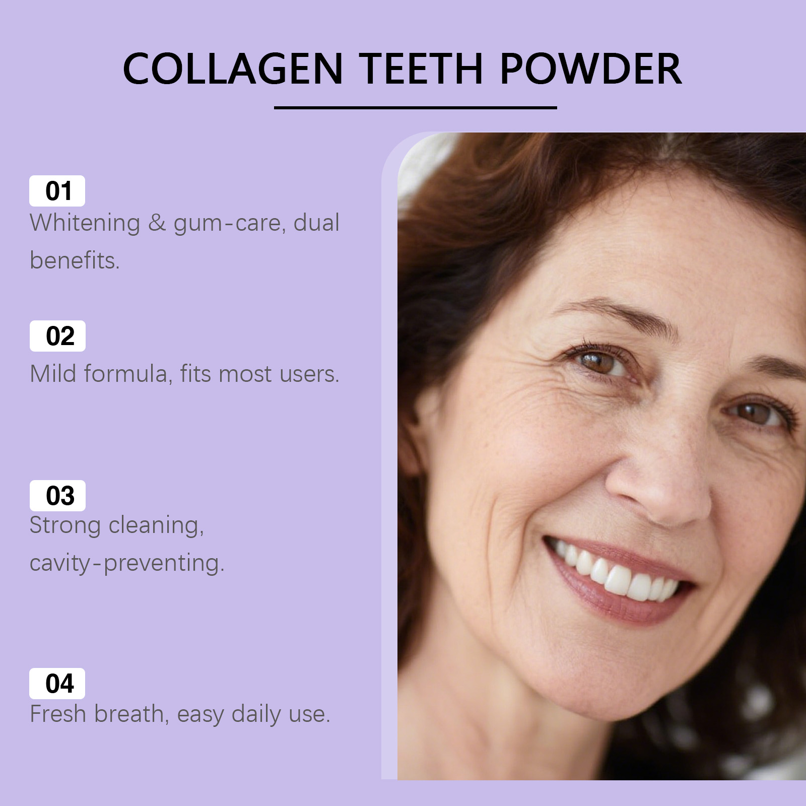 Polvere sbiancante al collagen - Teeth Whitening Quotes recensione e prezzo