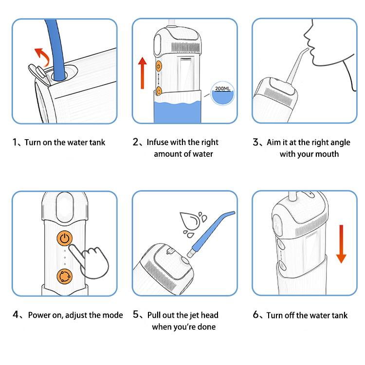 Water Flosser IPX7 Cordless Ir - Dental Floss Picks recensione e prezzo