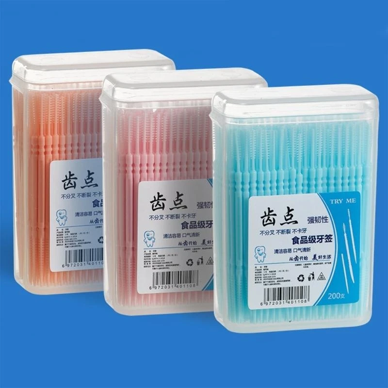 200 pz Plastica Doppia Testa S - Dental Floss Picks recensione e prezzo