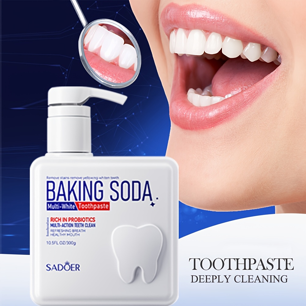 Dentifricio con pompa probioti - Teeth Whitening Baking Soda recensione e prezzo